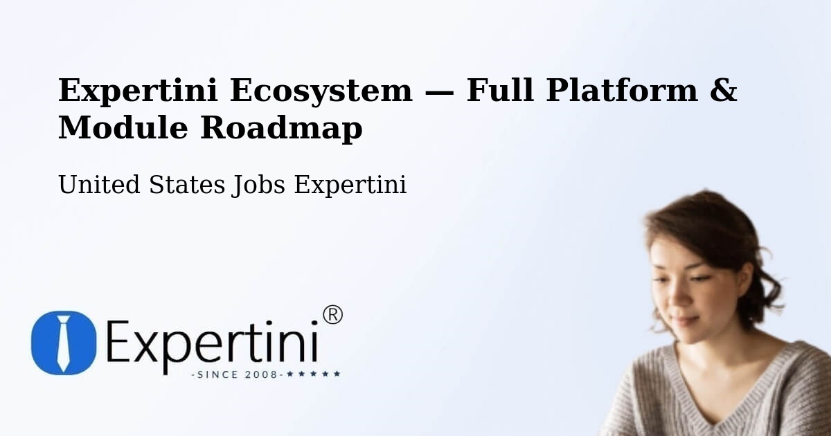 Expertini Ecosystem — Full Platform & Module Roadmap – Denver